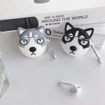 Wholesale Cute Design Cartoon Silicone Cover Skin for Airpod (1 / 2) Charging Case (Husky Gray)
